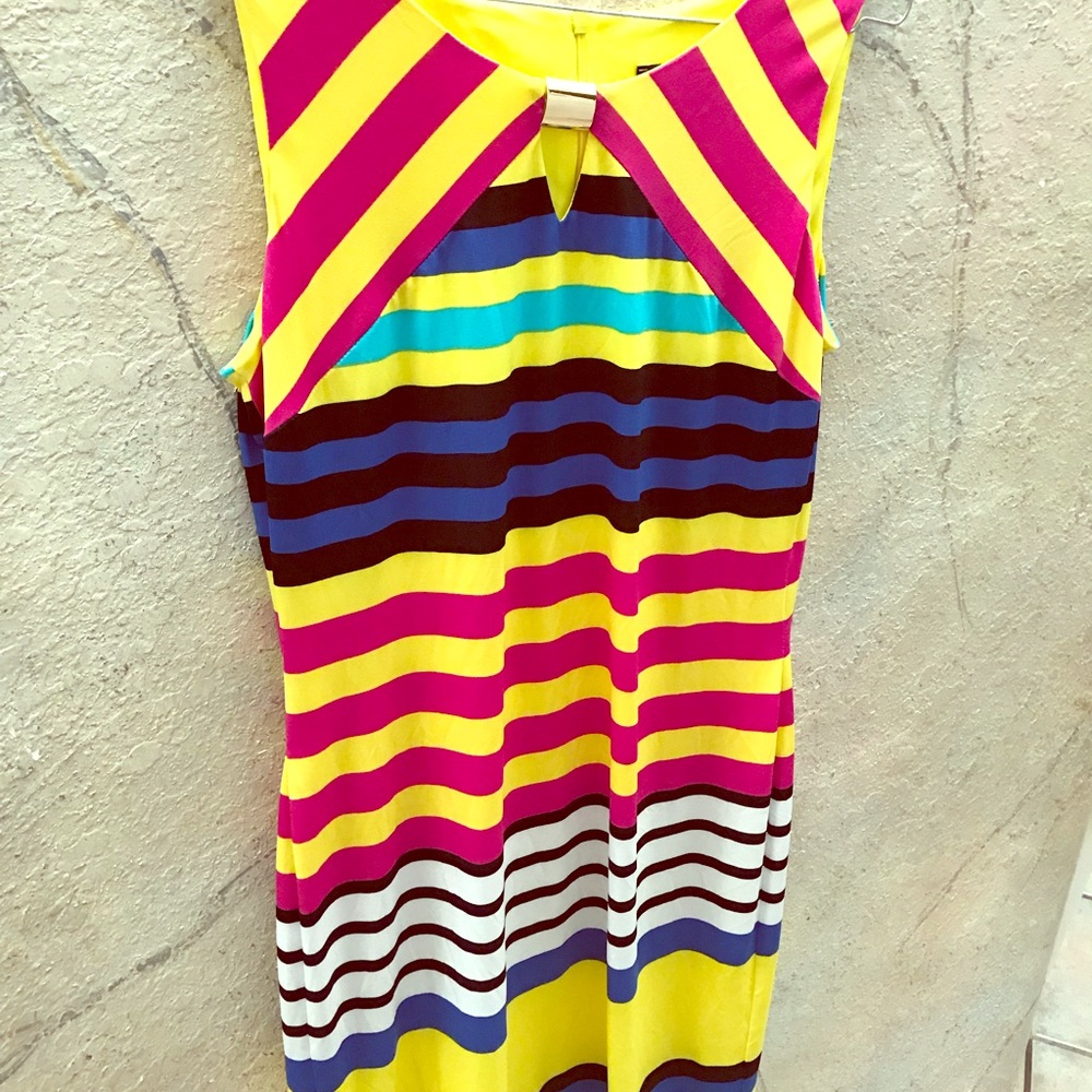 Frank Lyman Striped Multicolor Dress